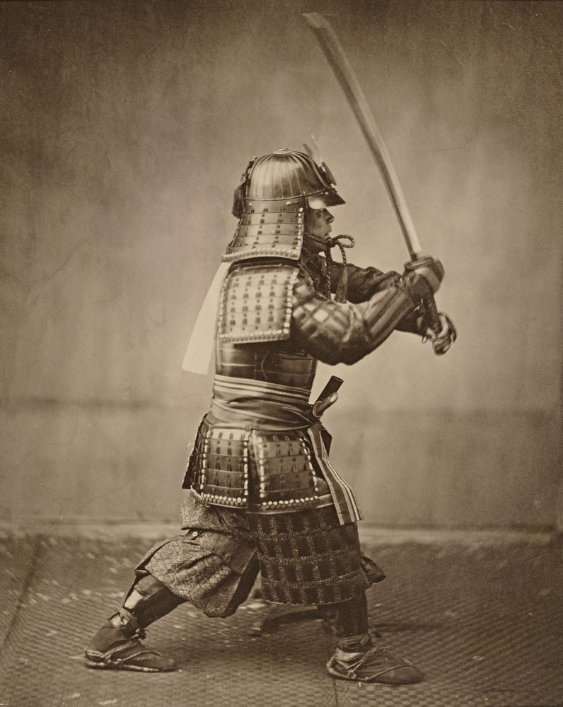 Felice Beato - Samurai with